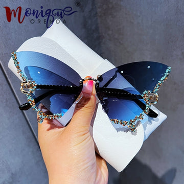 Stylish Diamond Butterfly Sunglasses