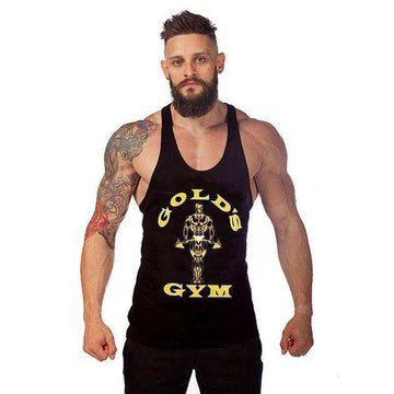 Men Golds Aesthetic Gym Tank Top
