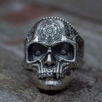 Men's Sugar Skull Ring
