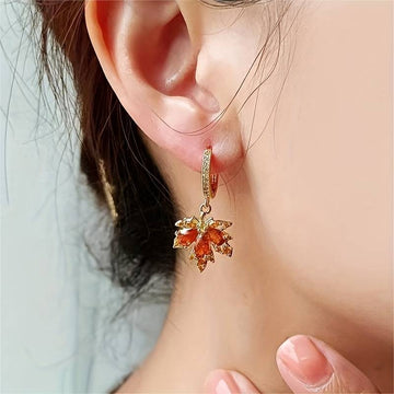 Women Maple Leaf Earrings