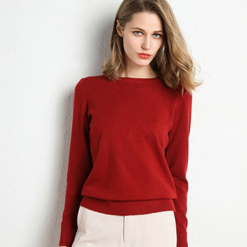 Women Knitted Pullover Sweater