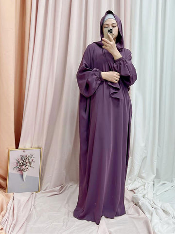 Women Abaya Long Hooded  Dresses
