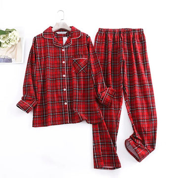 Women's Cotton Flannel Pajamas Sets