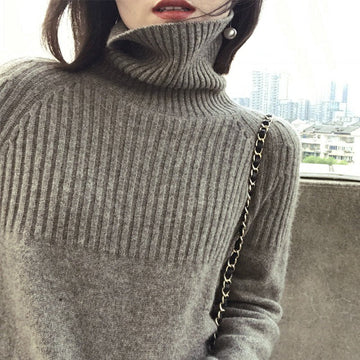 Women Luxurious Winter Wool Sweater