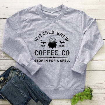 Women Witches Brew Coffee Sweatshirt