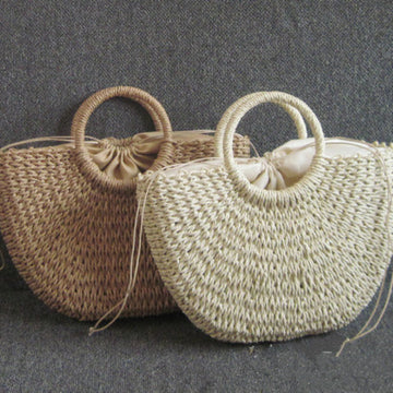 Women Stylish Handmade Straw Bags