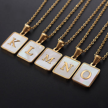 Initial letters Chain Necklaces