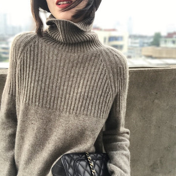 Women Luxurious Winter Wool Sweater