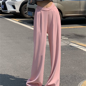 Women Solid Casual Loose Pants