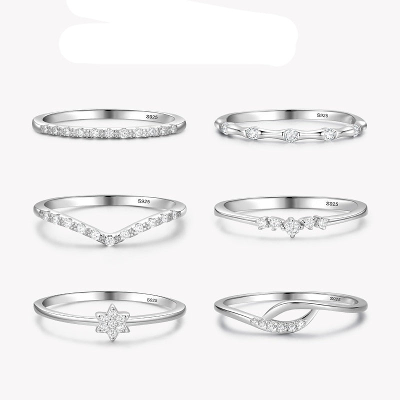 Minimalist Fine Silver Rings